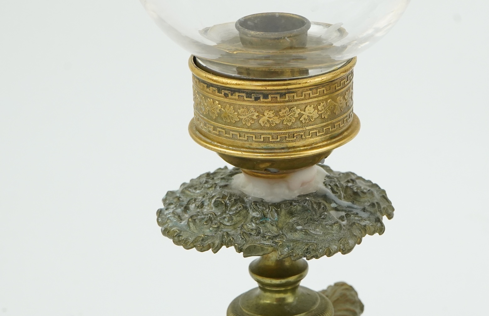 A pair of Empire style ormolu storm lanterns, 19th century